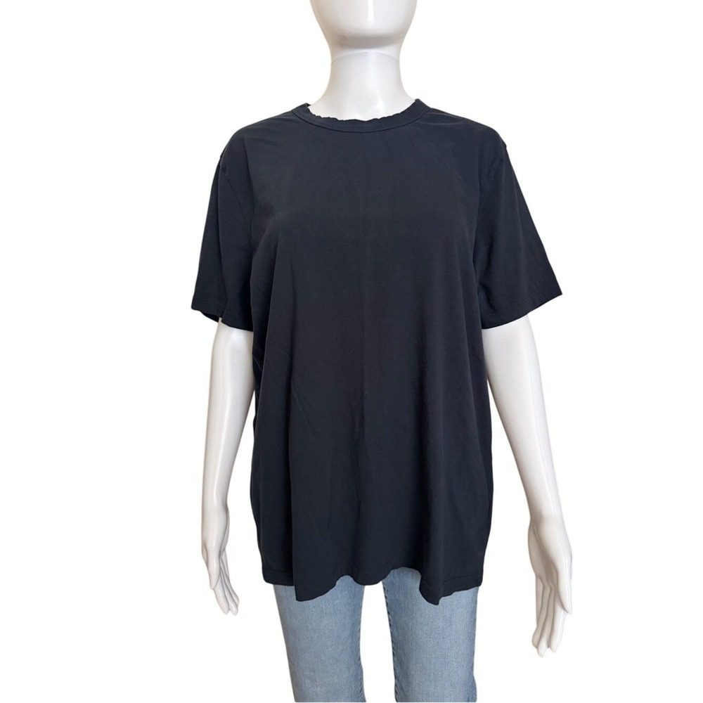 Mott and Bow Blue Crew Neck Short Sleeve T-Shirt Size Large